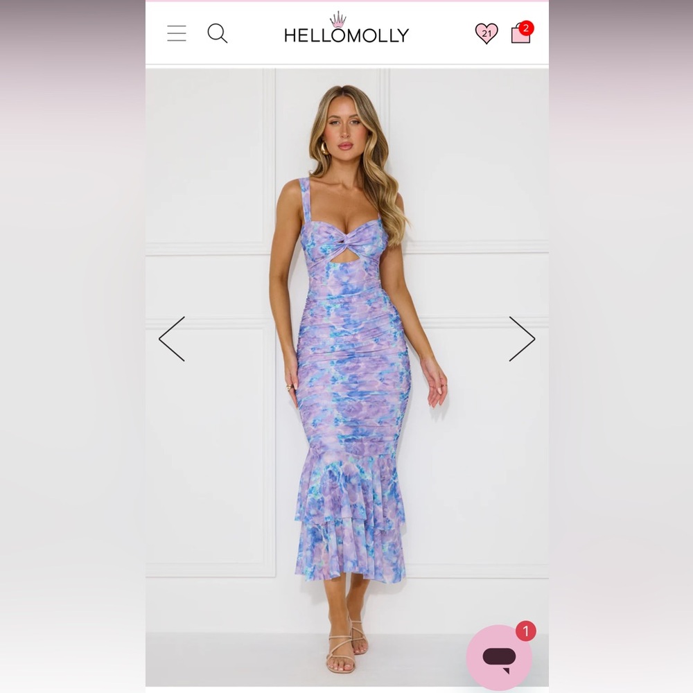 Hello Molly Missy Mesh Maxi Dress